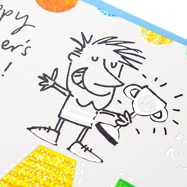 Paper Rose Father’s Day Card, PBF511 (World’s Best Dad)