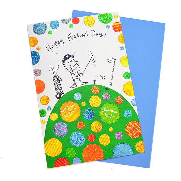 Paper Rose Father’s Day Card, PBF513 (Golf)