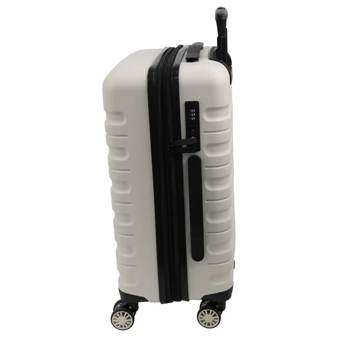 Pierre Cardin Hard Shell Suitcase Cabin 54cm - Snow