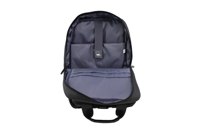 Pierre Cardin Nylon Computer Business Backpack 26L 31x21x40cm - Black