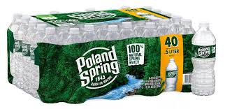 POLAND SPRING 100% NATURAL SPRING WATER 16.9 OZ 40 PACK