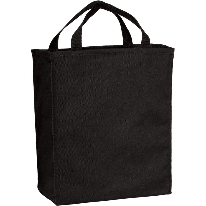 Port Authority Ideal Twill Grocery Tote-Regular-Port Authority-Black-Thread Logic