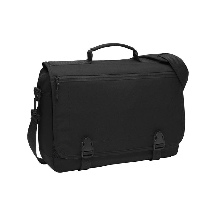 Port Authority Messenger Briefcase-Regular-Port Authority-Black-Thread Logic