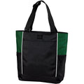 Port Authority Panel Tote-Regular-Port Authority-Black/Hunter-Thread Logic