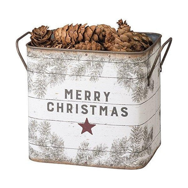 Primitives by Kathy 9" Farm Fresh  Farmhouse Tin Buckets