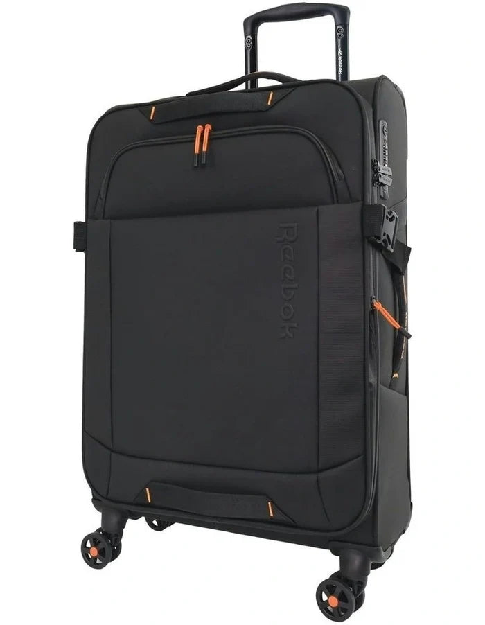 Reebok Soft Shell Suitcase Large - Black - Expandable