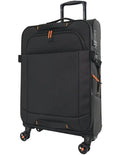 Reebok Soft Shell Suitcase Large - Black - Expandable