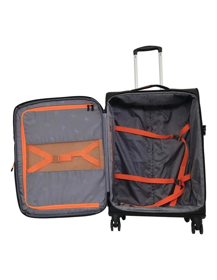 Reebok Soft Shell Suitcase Large - Black - Expandable