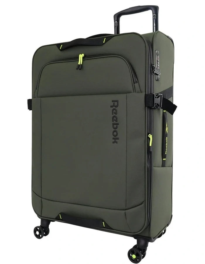 Reebok Soft Shell Suitcase Large - Khaki - Expandable