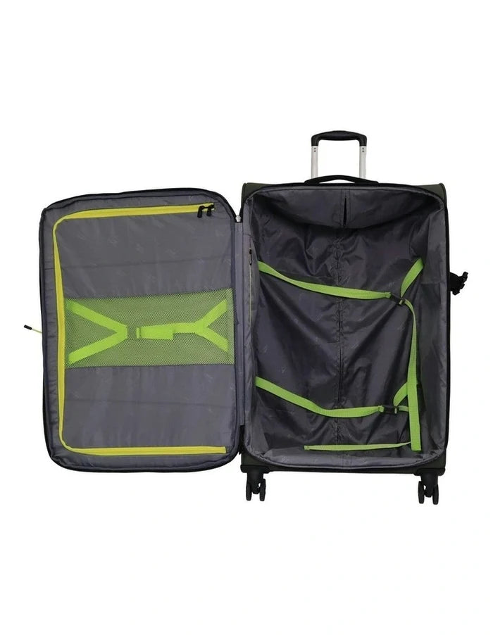 Reebok Soft Shell Suitcase Large - Khaki - Expandable