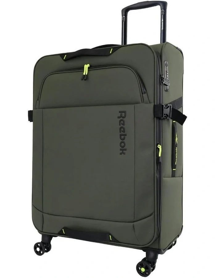 Reebok Soft Shell Suitcase Medium - Khaki - Expandable