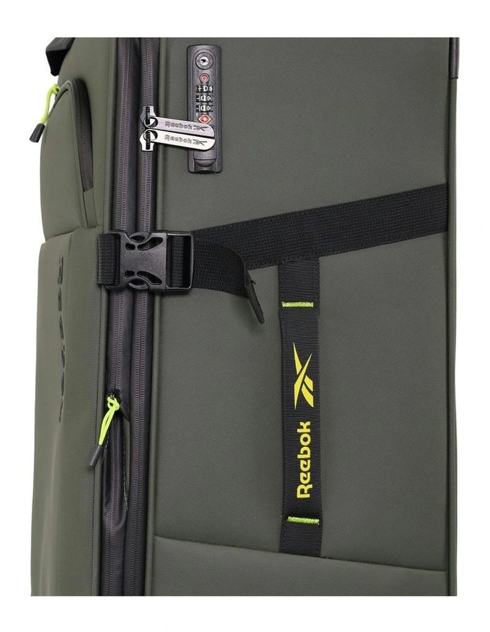 Reebok Soft Shell Suitcase Medium - Khaki - Expandable