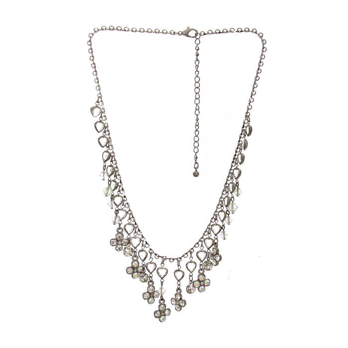 Rhinestone & Beaded Necklace