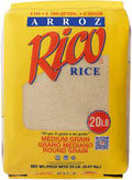 RICO MEDIUM GRAIN RICE 20 LB #ROCK VALUE-ORDER BY TUESDAY EVENING OCT 27 ARRIVING NOV 04  FOR DELIVERY#
