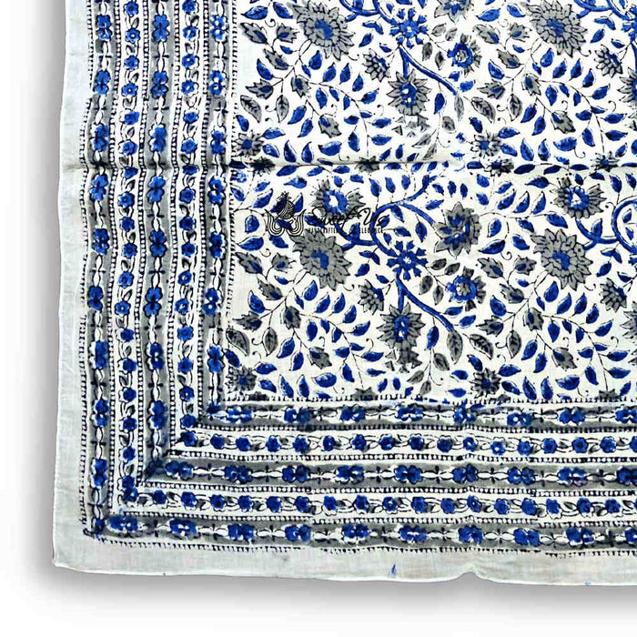 Ripple Lightweight Floral Cotton Scarf — Duskfall - Sweet Us