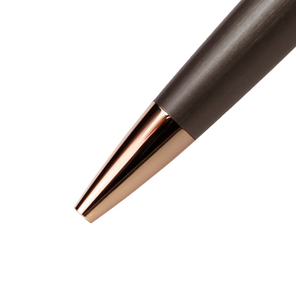 ROMEO No. 3 Ballpoint Pen, Slim Barrel (Fine Brush), Gunmetal/Apricot Gold