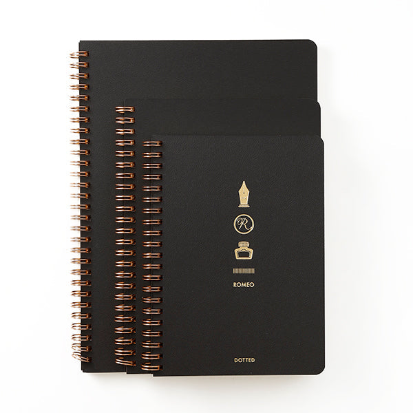 ROMEO W-Ring Notebook, B5, Dot Grid