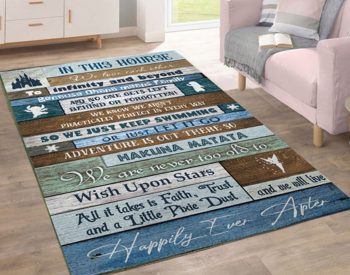 Rug for Your house for happy family - myfunfarm - clothing acceessories shoes for cow lovers, pig, horse, cat, sheep, dog, chicken, goat farmer