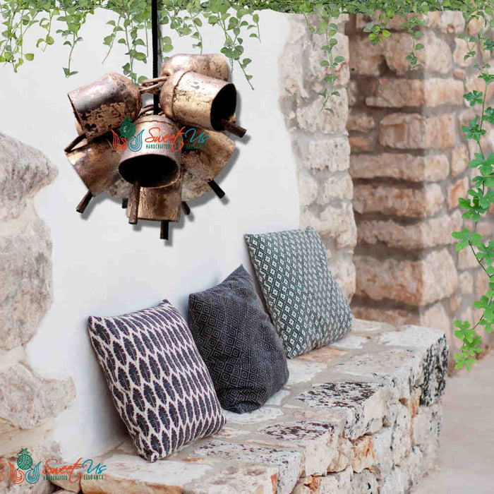 Rustic Vintage Chic Gifted Dome Bells for Meditation Craftwork Christmas Décor - Sweet Us