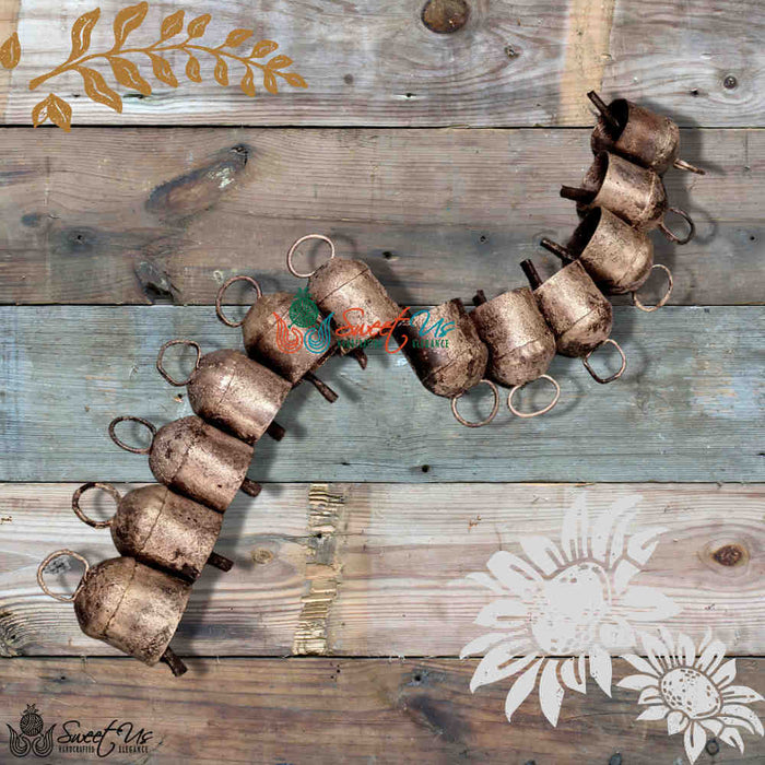 Rustic Vintage Chic Gifted Dome Bells for Meditation Craftwork Christmas Décor - Sweet Us