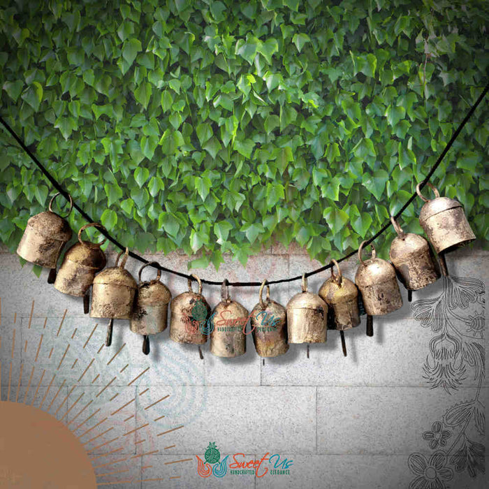 Rustic Vintage Chic Gifted Dome Bells for Meditation Craftwork Christmas Décor - Sweet Us