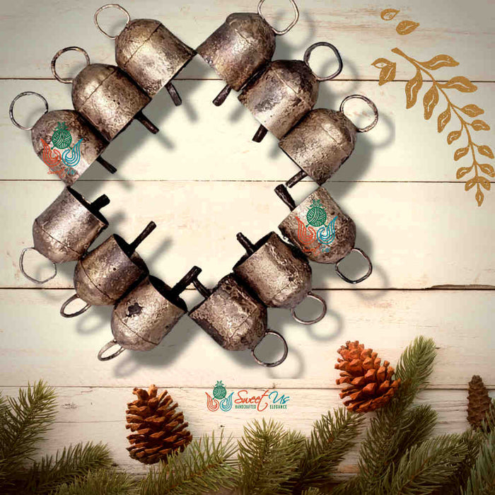 Rustic Vintage Chic Gifted Dome Bells for Meditation Craftwork Christmas Décor - Sweet Us