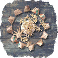 Rustic Vintage Chic Trapezoid Bells Meditation Craftwork Christmas Décor - Sweet Us