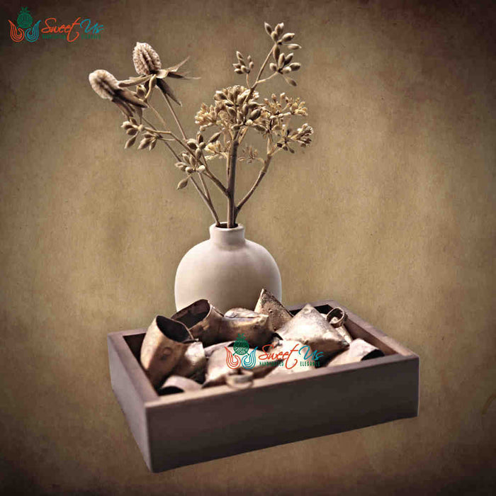 Rustic Vintage Chic Trapezoid Bells Meditation Craftwork Christmas Décor - Sweet Us
