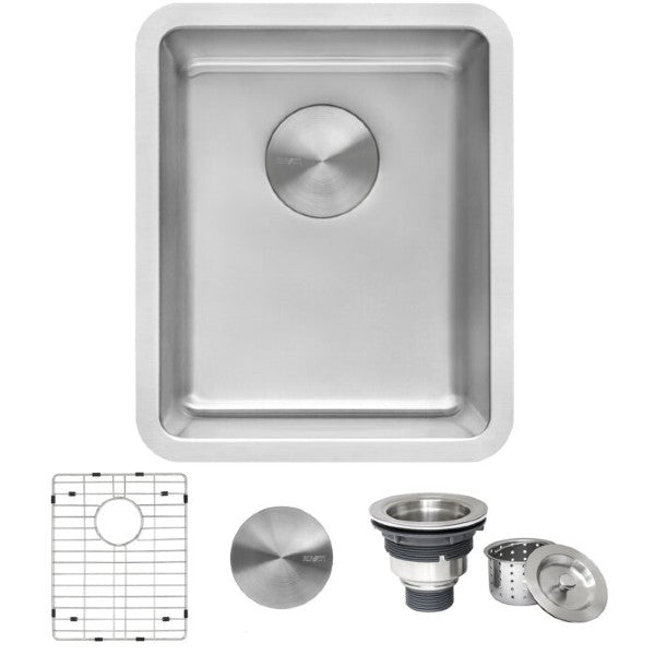 Ruvati Modena RVM5912 12" Stainless Steel Single Bowl Bar Prep Undermount Sink