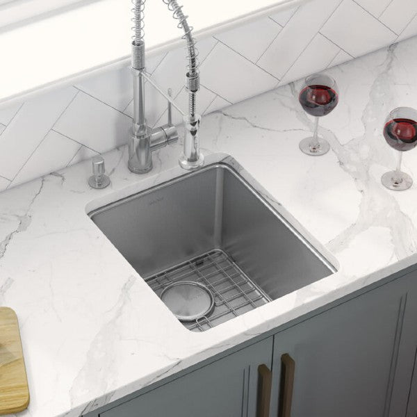 Ruvati Modena RVM5912 12" Stainless Steel Single Bowl Bar Prep Undermount Sink