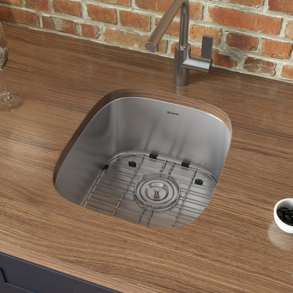 Ruvati Parmi RVM4111 12" Stainless Steel Bar Prep Undermount Sink
