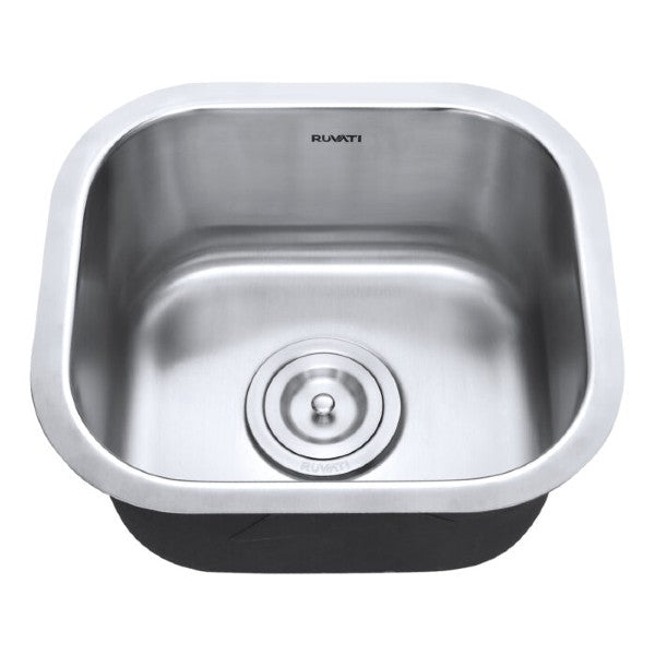 Ruvati Parmi RVM4136 13" Stainless Steel Bar Prep Undermount Sink