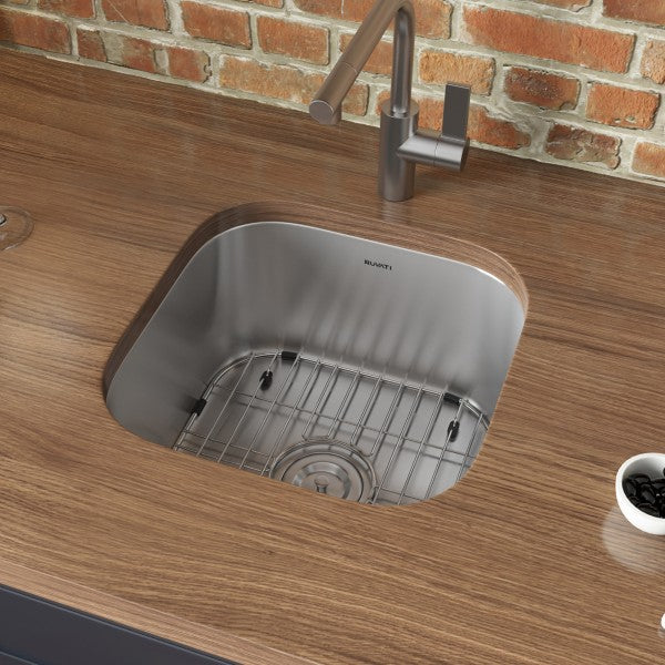 Ruvati Parmi RVM4136 13" Stainless Steel Bar Prep Undermount Sink