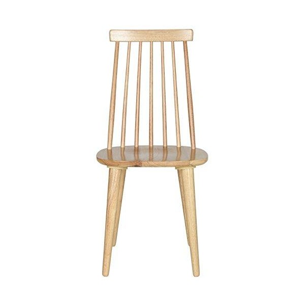 Safavieh American Homes 20" Natural Wood Country Farmhouse Spindle Side Chair - Set of 2