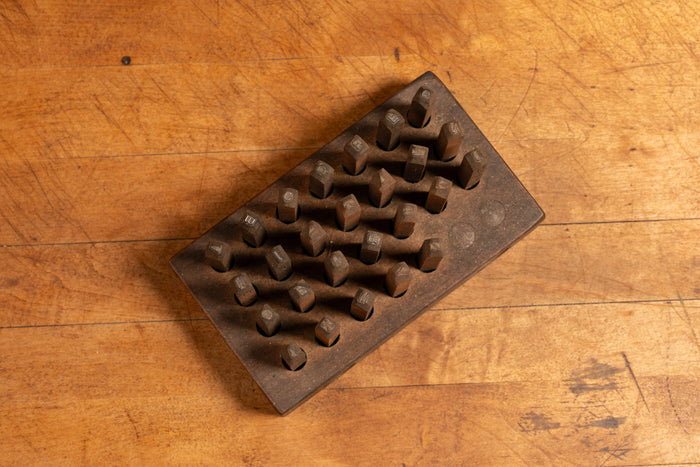 Set of Antique ⅛" Engraver's Letter Punches