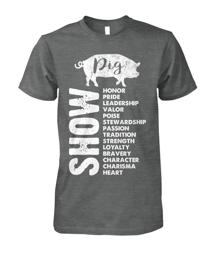 Unisex Cotton Tee / Dark Heather / S
