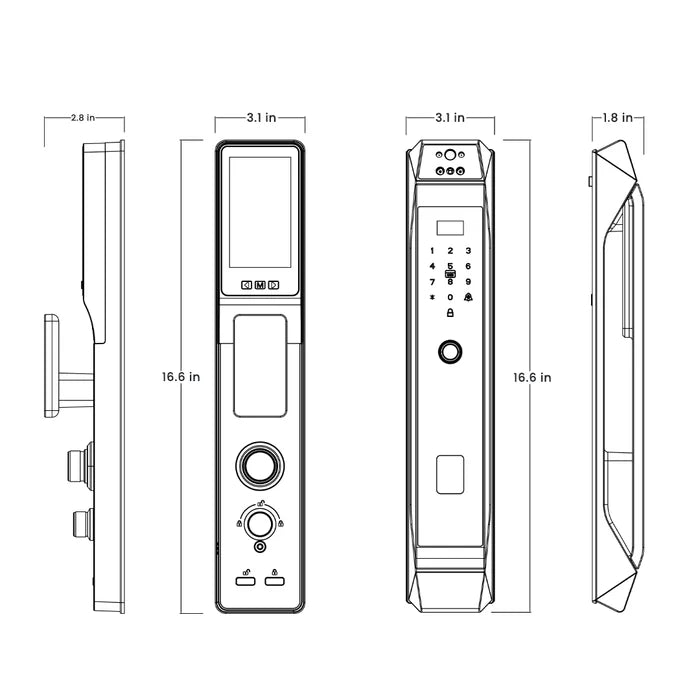 Smart AI Classy Door Lock