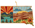 South Dakota Landscape Cutting Board