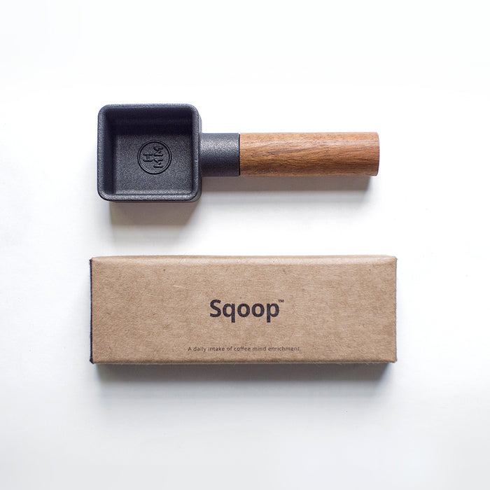 Coffee Scoop, Coffee Spoon, Coffee Measuring Spoon, coffee scoop for ground coffee 2 tablespoon, coffee bean scoop, Made of cast iron and walnut, Walnut Handle,