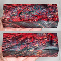 Stabilized box elder burl wood block