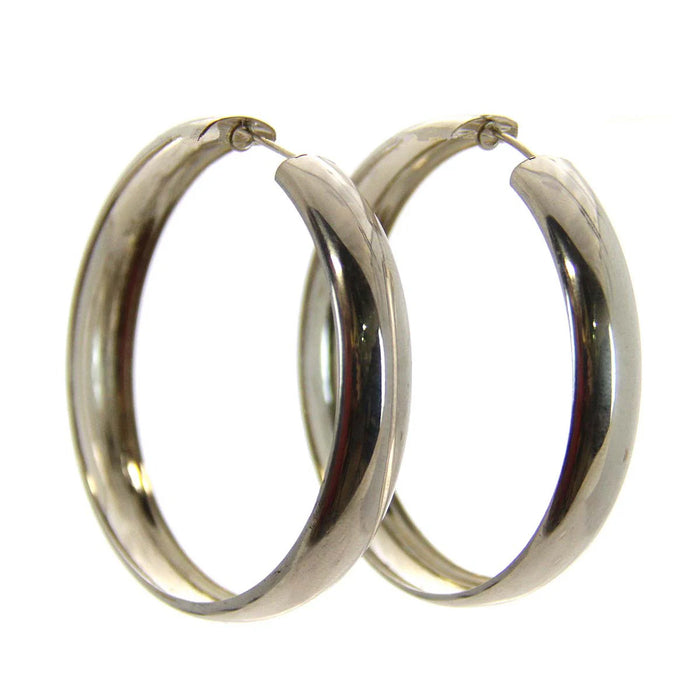 Sterling Silver Flex Hoop Earrings