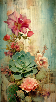 Succulent Painting