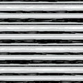 Table Runners & Placemats - Black Gray Stripes Flannel
