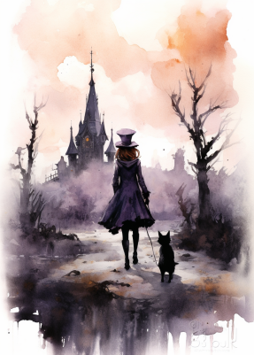 Taking Kitty For A Walk