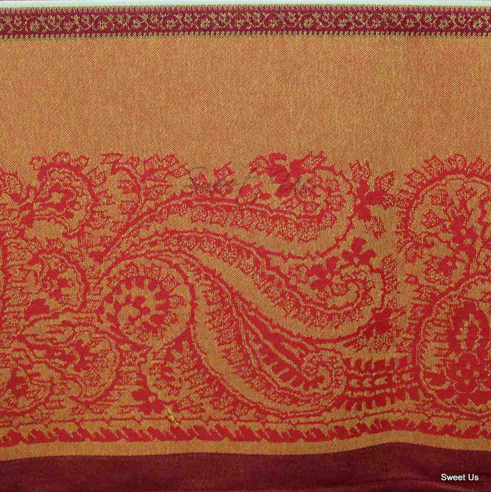 Wipeable Spill Resistant French Paisley Cotton Jacquard Tablecloth Rectangle - Sweet Us