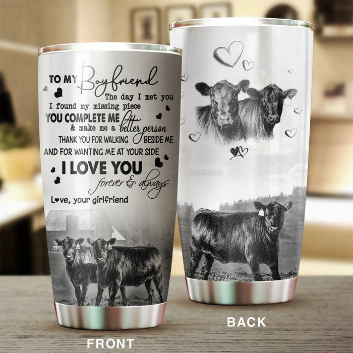 To my boyfriend - Stainless Steel Tumbler