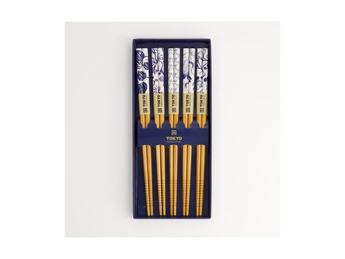 Tokyo Design Chopstick Gift set 5pc Japonica Gift Boxed