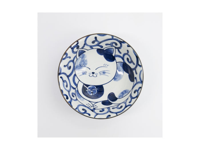 Tokyo Design  Kawaii Cat Neko Ramen Bowl 20x7.5cm - Swirl Cat