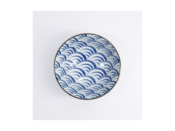 Tokyo Design Natsu Nami Tayo Bowl Blue - 15x7cm