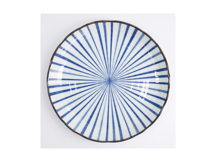 Tokyo Design Natsu Tokusa Plate Blue - 25cm